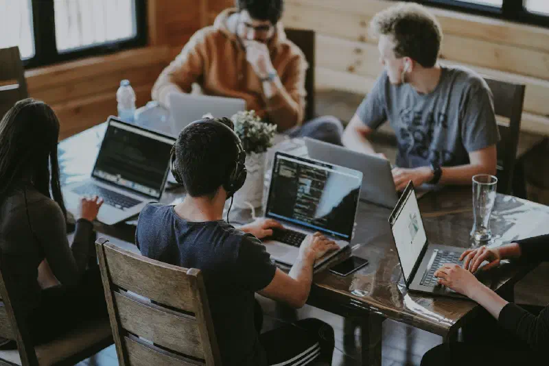 Illustrative image: professionals working together on a project